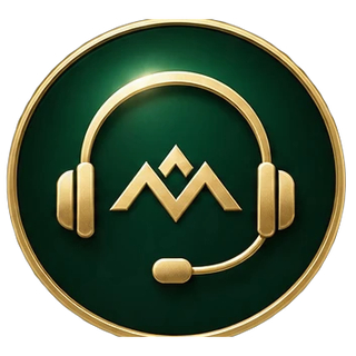 Headset with the MultiGen peak mark in a badge